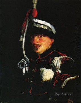 Dutch Soldier portrait Ashcan School Robert Henri Oil Paintings